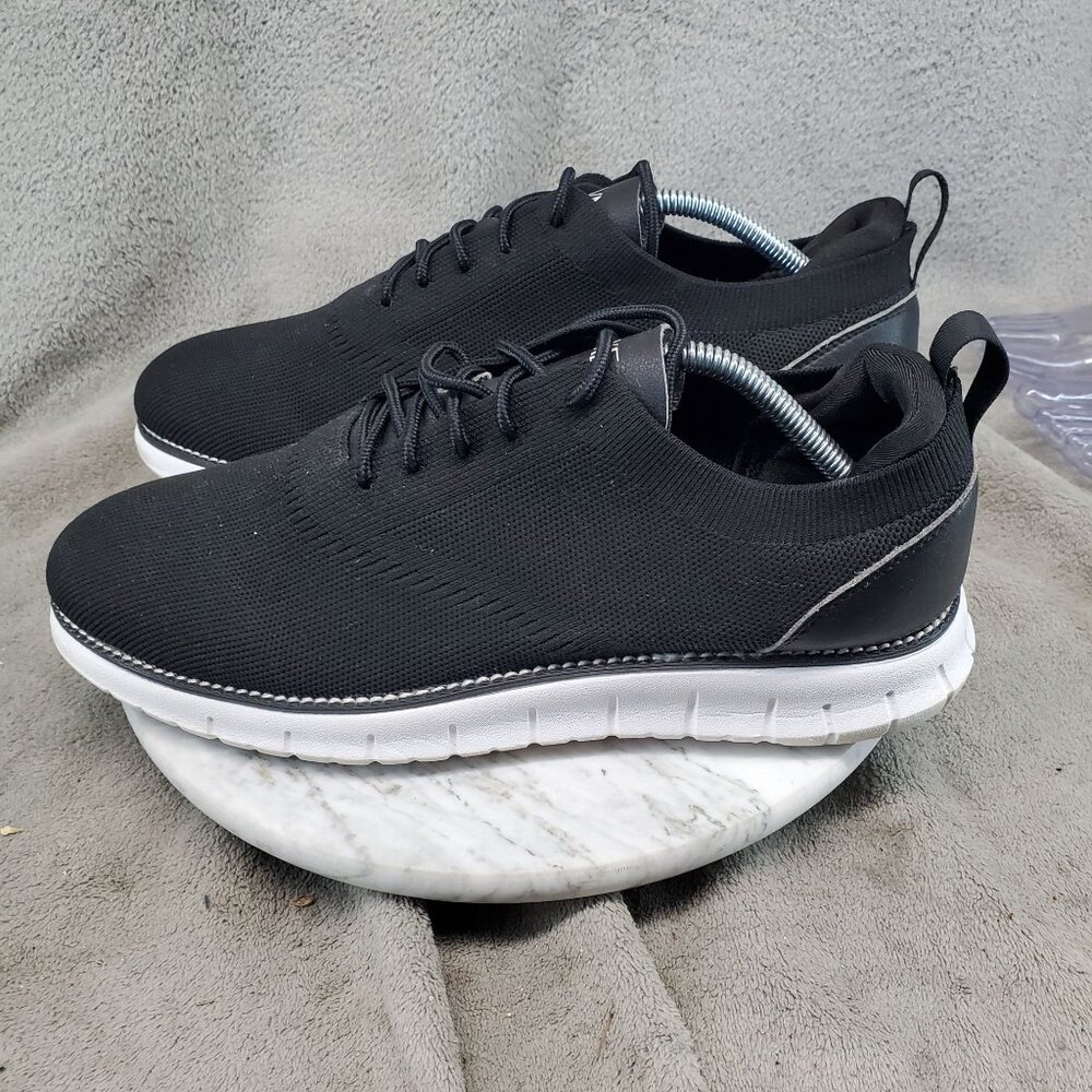 Svnke Shoes Mens EU 44 US 10.5 Black Textile Fashion Sneakers